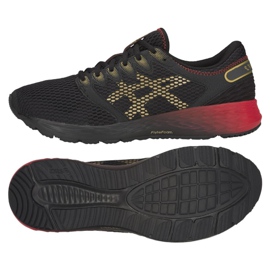Chaussures de course Asics RoadHawk Ff M 1011A590-001 le noir rouge jaune