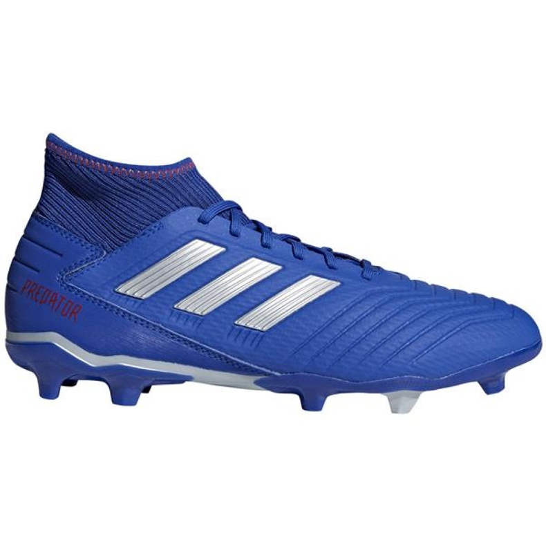 Chaussures de foot Adidas Predator 19.3 Fg M BB8112 multicolore bleu Chaussures de foot Adidas Predator 19.3 Fg M BB8112 multicolore bleu
