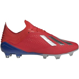 Chaussures de foot Adidas X 18.1 Fg M BB9347 rouge rouge Chaussures de foot Adidas X 18.1 Fg M BB9347 rouge rouge