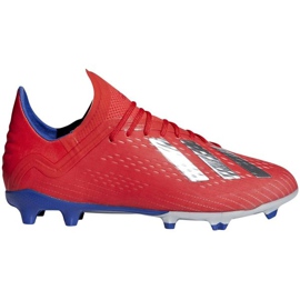 Chaussures de foot Adidas X 18.1 Fg Jr BB9353 rouge rouge Chaussures de foot Adidas X 18.1 Fg Jr BB9353 rouge rouge