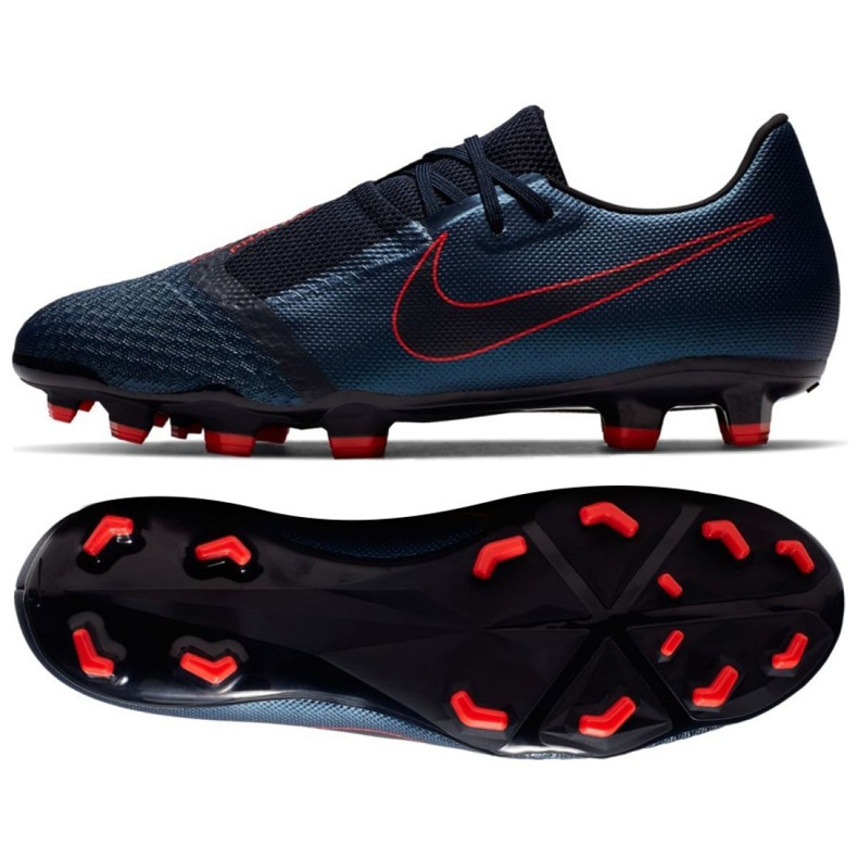 Nike Phantom Venom Academy Fg M AO0566-440 chaussures de football bleu marin bleu marin