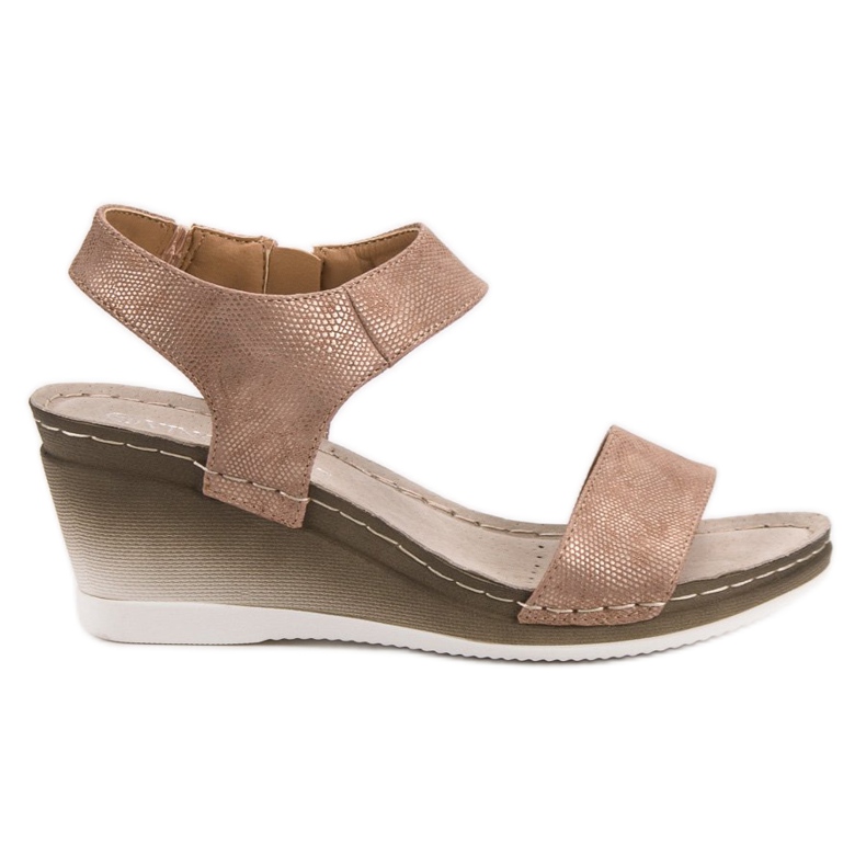 Sandales compensées VINCEZA rose Sandales compensées VINCEZA rose