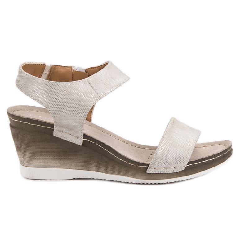 Sandales compensées VINCEZA gris Sandales compensées VINCEZA gris
