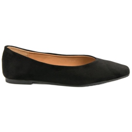 Seastar Ballerines en daim noires le noir