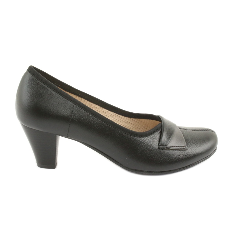 Gregors Pumps en cuir féminin 570 noir le noir