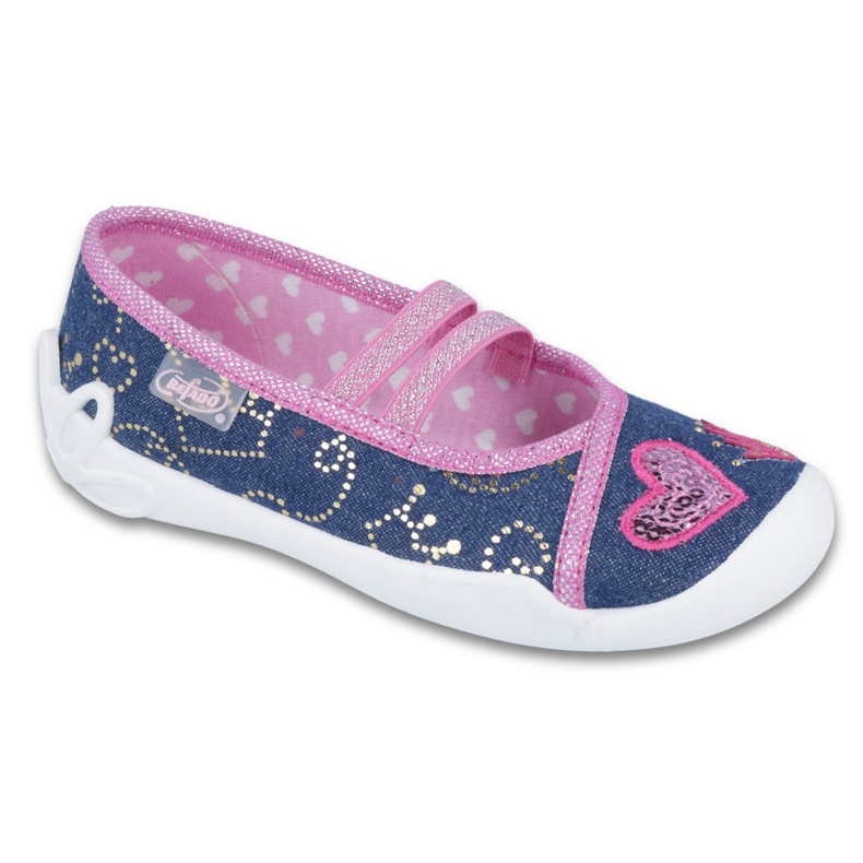 Chaussures enfant Befado 116X247 bleu rose