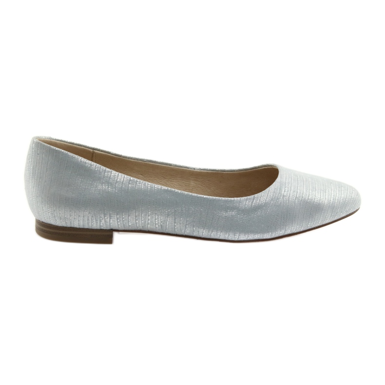 Ballerines escarpins pour femmes Caprice 22104 bleu argent gris Ballerines escarpins pour femmes Caprice 22104 bleu argent gris