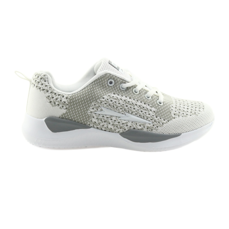 Semelle intérieure sport femme blanche DK SA349 blanc-gris avec mousse à mémoire de forme