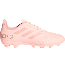 Chaussures de foot Adidas Predator 18.4 FxG Jr DB2322 multicolore rose
