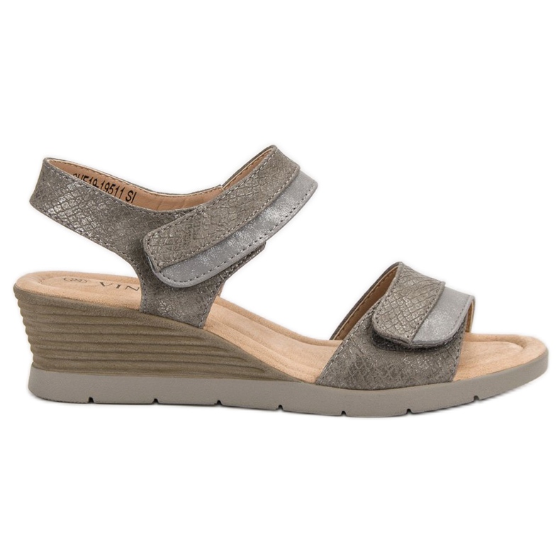 Sandales légères sur le compensé VINCEZA brun multicolore