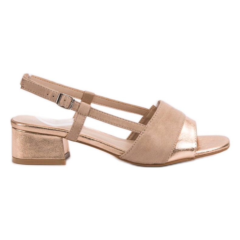 Sandales poudre VINCEZA rose