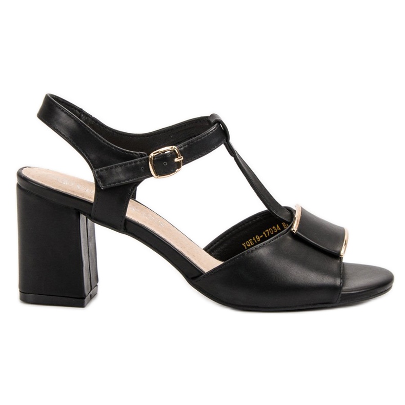 Vinceza Sandales élégantes le noir
