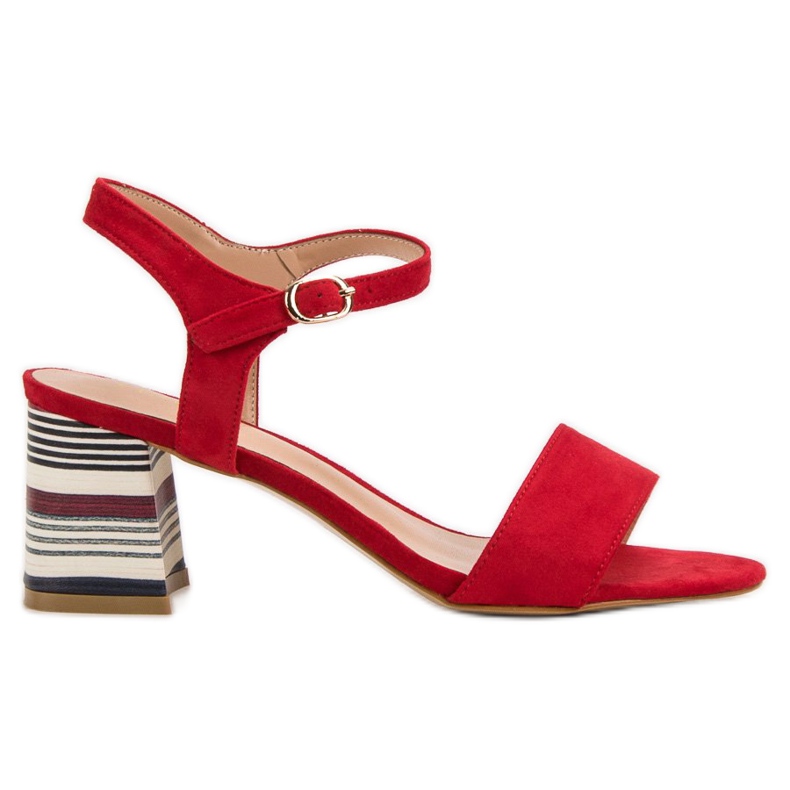 Sandales rouges à la mode VINCEZA