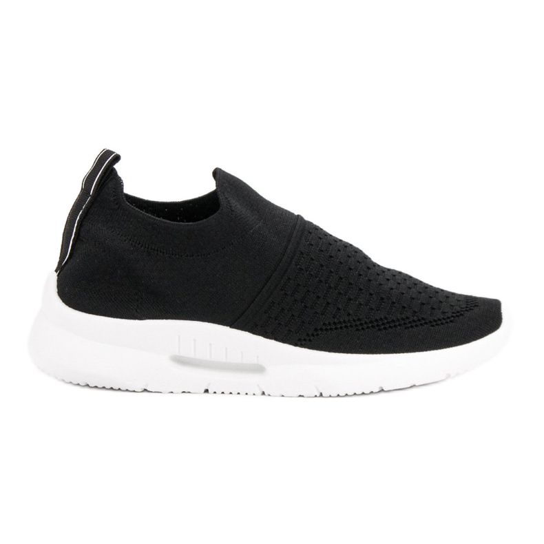 Chaussures de sport textiles le noir