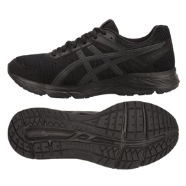 Chaussures de course Asics Gel Contend 5 M 1011A256-002 noir