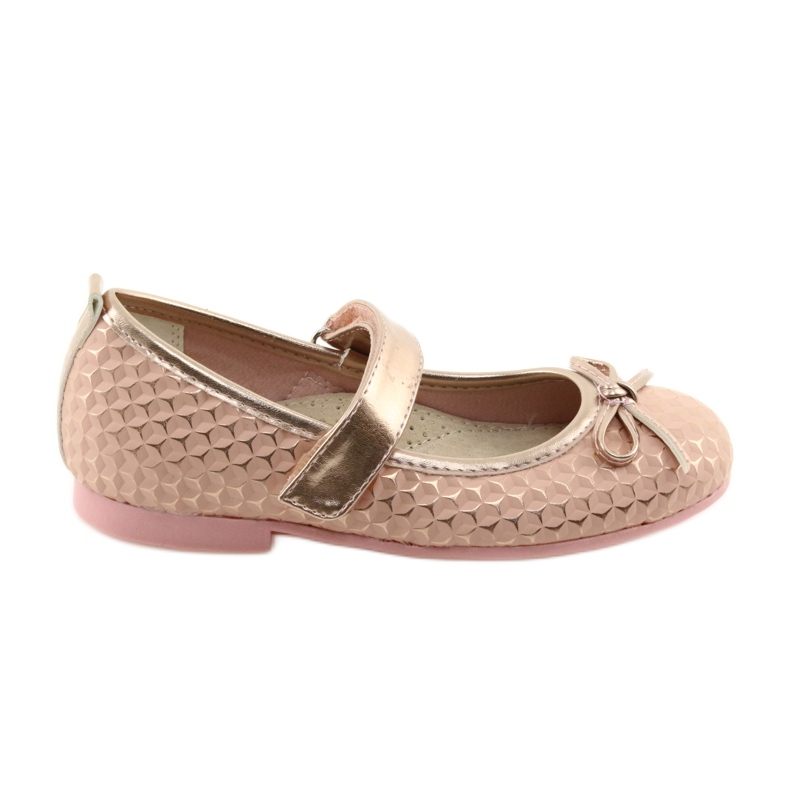 Ballerines filles arc American Club GC16 jaune rose