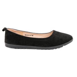 Vinceza Ballerines Avec Perles le noir