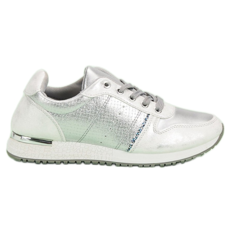 Jumex Chaussures de sport argentées gris