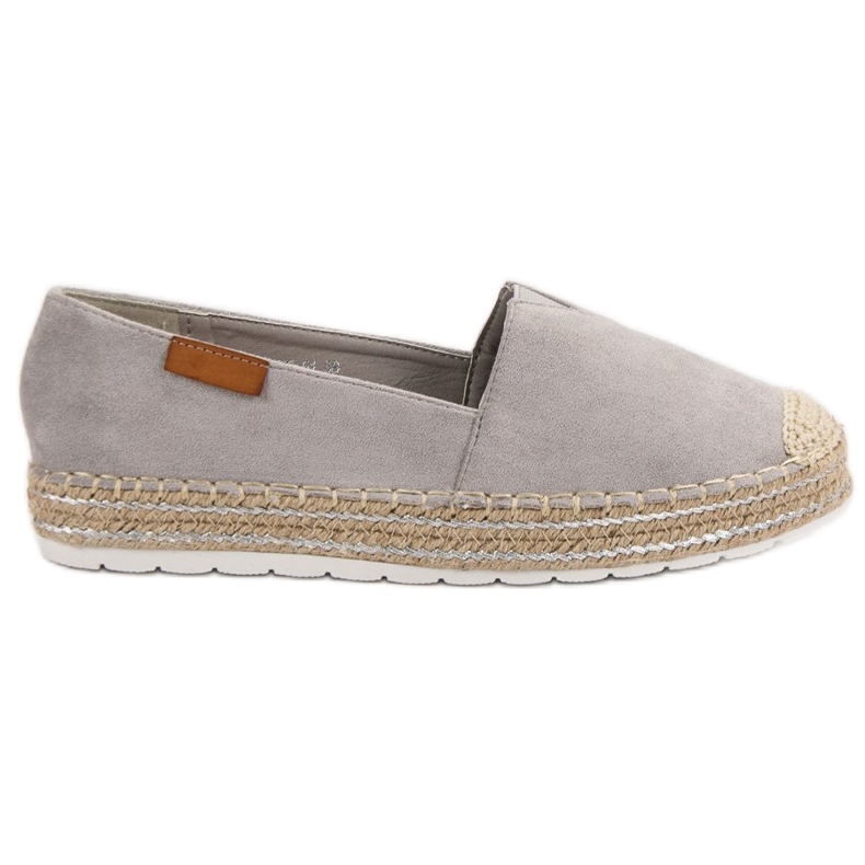 Espadrilles En Daim Grises
