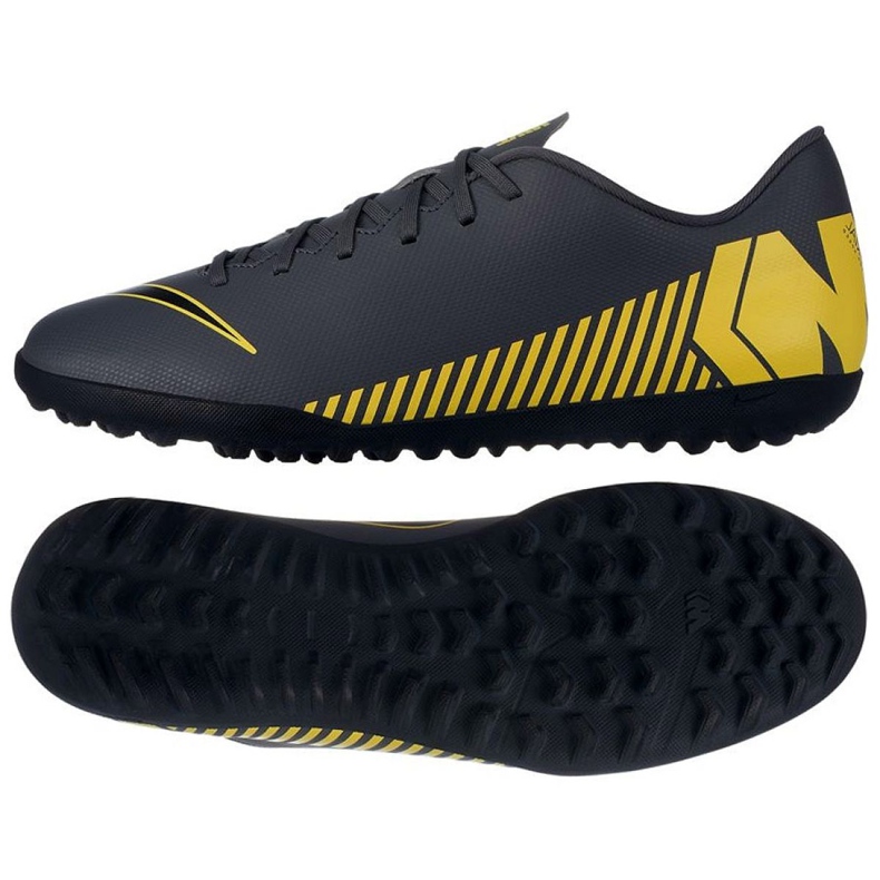 Chaussures de football Nike Mercurial Vapor 12 Club Tf M AH7386-070 multicolore gris Chaussures de football Nike Mercurial Vapor 12 Club Tf M AH7386-070 multicolore gris