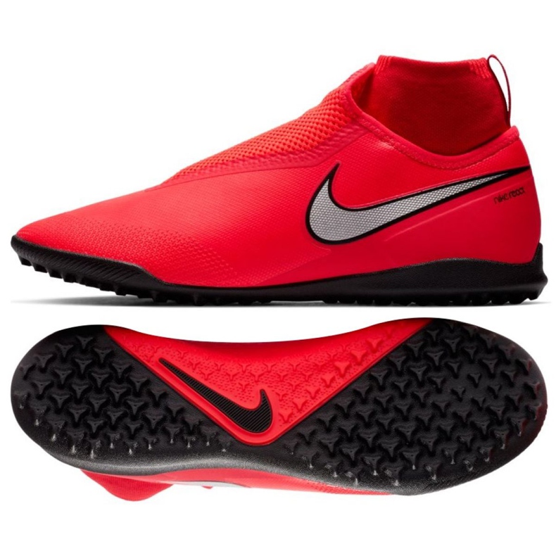 Chaussure de football Nike React Phantom Vsn Pro Df Tf M AO3277-600 rouge rouge Chaussure de football Nike React Phantom Vsn Pro Df Tf M AO3277-600 rouge rouge