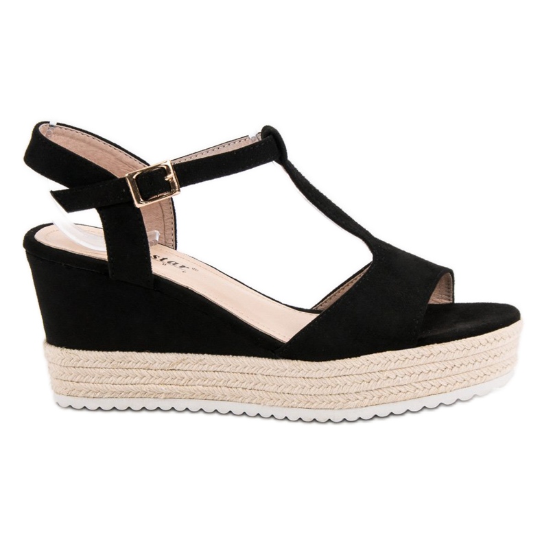 Seastar Sandales Espadrilles Noires le noir