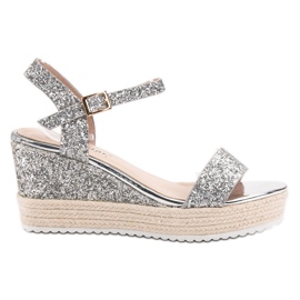 Seastar Sandales compensées confortables gris Seastar Sandales compensées confortables gris
