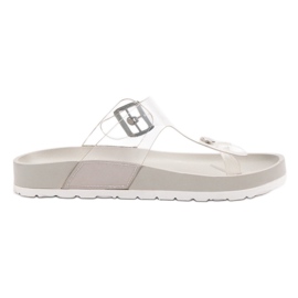 Seastar Des tongs transparentes gris Seastar Des tongs transparentes gris