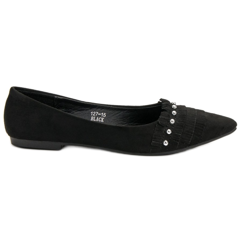 Ballerine Noire En Spitz le noir