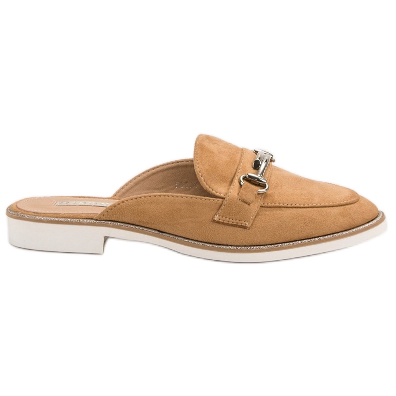 Pantoufles élégantes pour femmes brun Pantoufles élégantes pour femmes brun