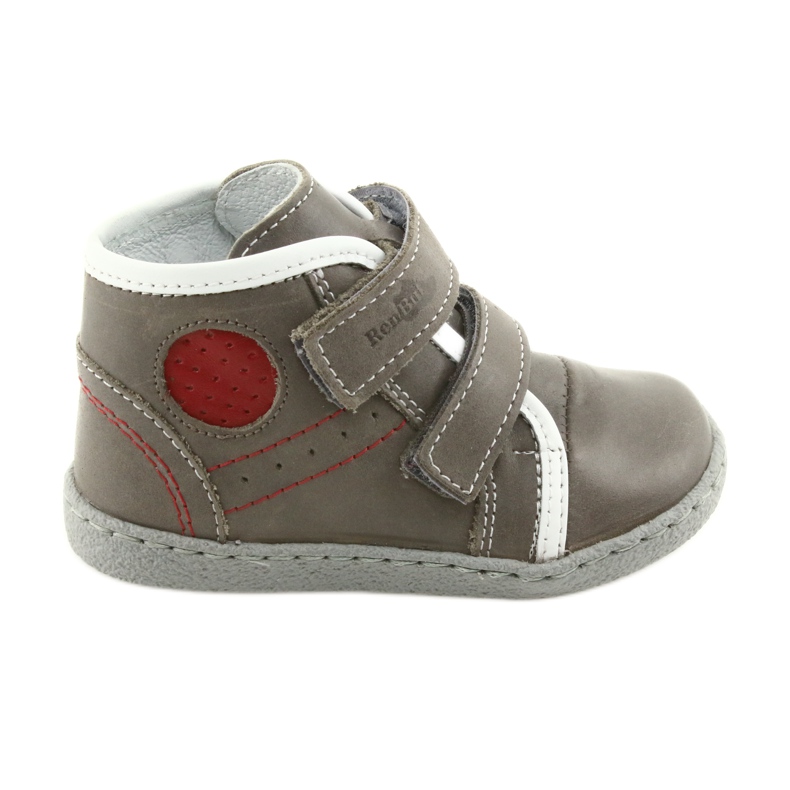 Ren But Garçons en cuir avec velcro 1423 gris Ren mais Ren But Garçons en cuir avec velcro 1423 gris Ren mais