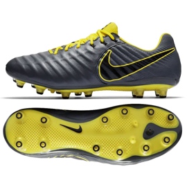 Chaussure de football Nike Tiempo Legend 7 Elite Ag Pro M AH7423-070 noir gris