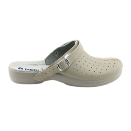 Chaussons avec une ceinture Inblu AE04 beige