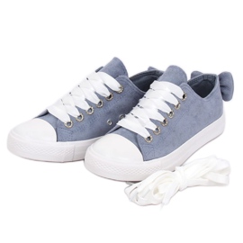 Baskets femme bleues B88 Bleu