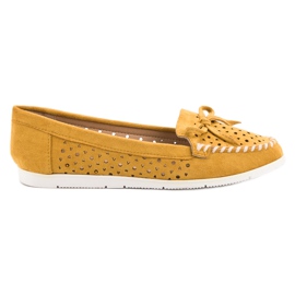 Seastar Mocassins Ajourés Moutarde jaune