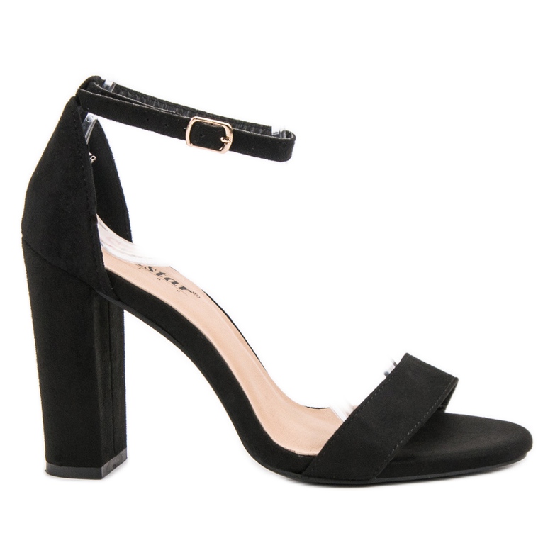 Seastar Sandales sexy sur un bar le noir