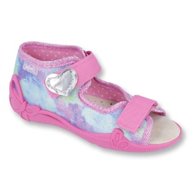 Chaussures enfant Befado jaune 342P005 multicolore rose