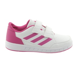 Chaussures Adidas AltaSport CF K Jr D96828 blanc rose