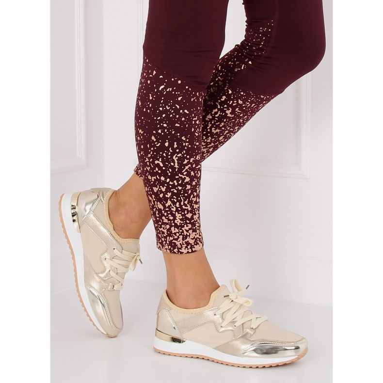 Chaussures de sport en or 6241 Gold II-GAT d'or
