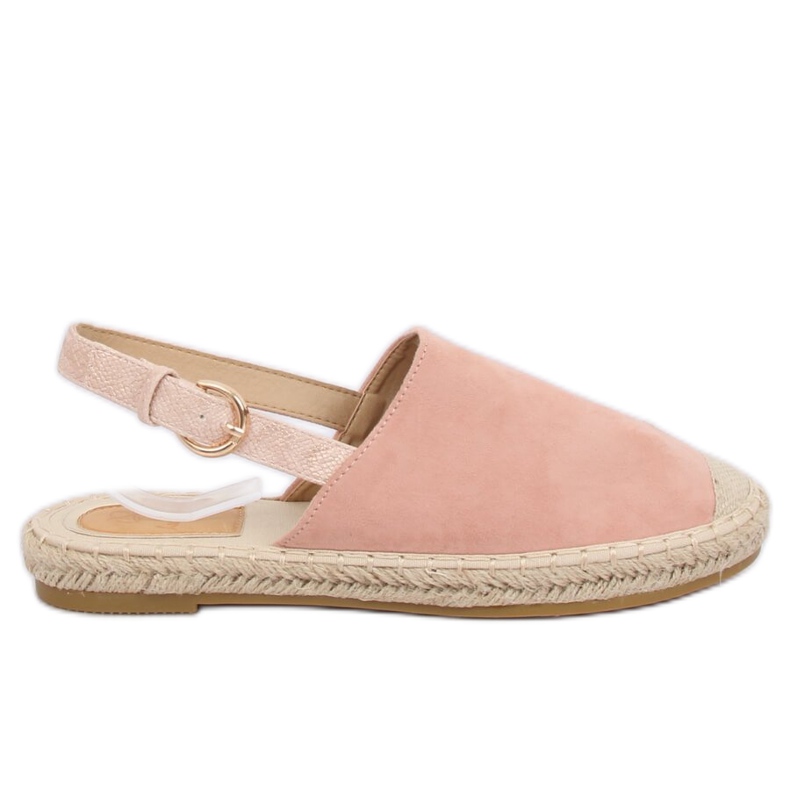 Espadrilles à talon ouvert rose HH-119 Rose