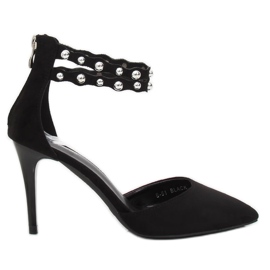 Noir B-51 Clous noirs avec clous le noir