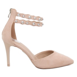 Clous beiges avec clous B-51 Beige