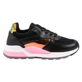 Chaussures de sport décontractées le noir multicolore Chaussures de sport décontractées le noir multicolore