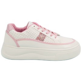 Creepers Blancs À Paillettes