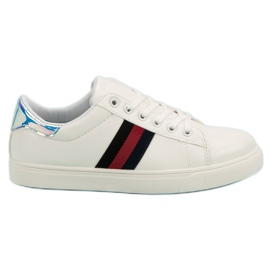 Chaussures de sport décontractées blanc
