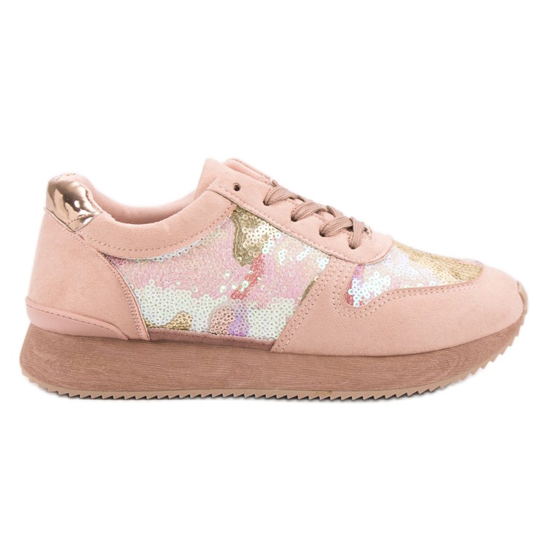 Seastar Chaussures de sport à paillettes rose