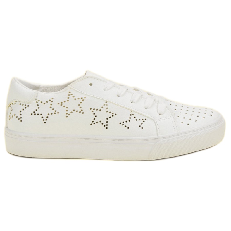 J. Star Baskets ajourées à étoiles blanche