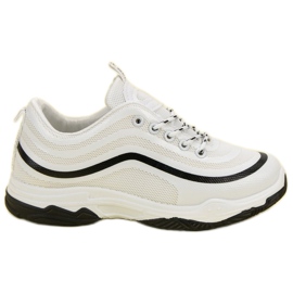 Chaussures de sport textiles blanc