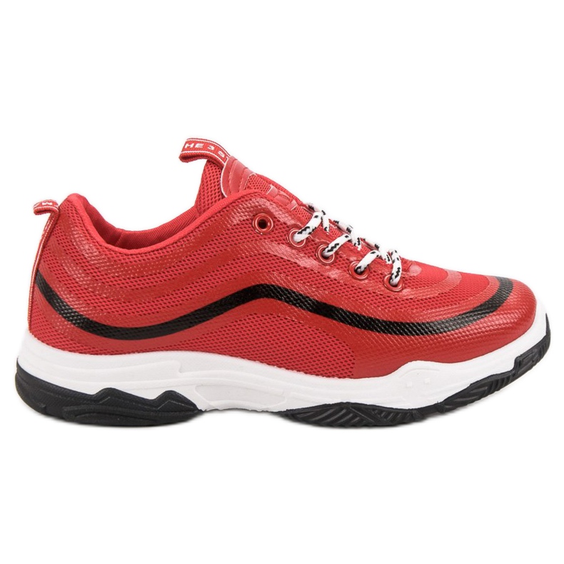 Chaussures de sport textiles rouge Chaussures de sport textiles rouge