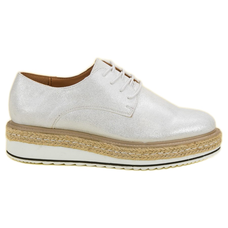 Clowse Espadrilles en argent gris